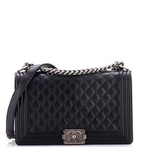 Chanel Boy Flap Bag Quilted Lambskin #255379C43B